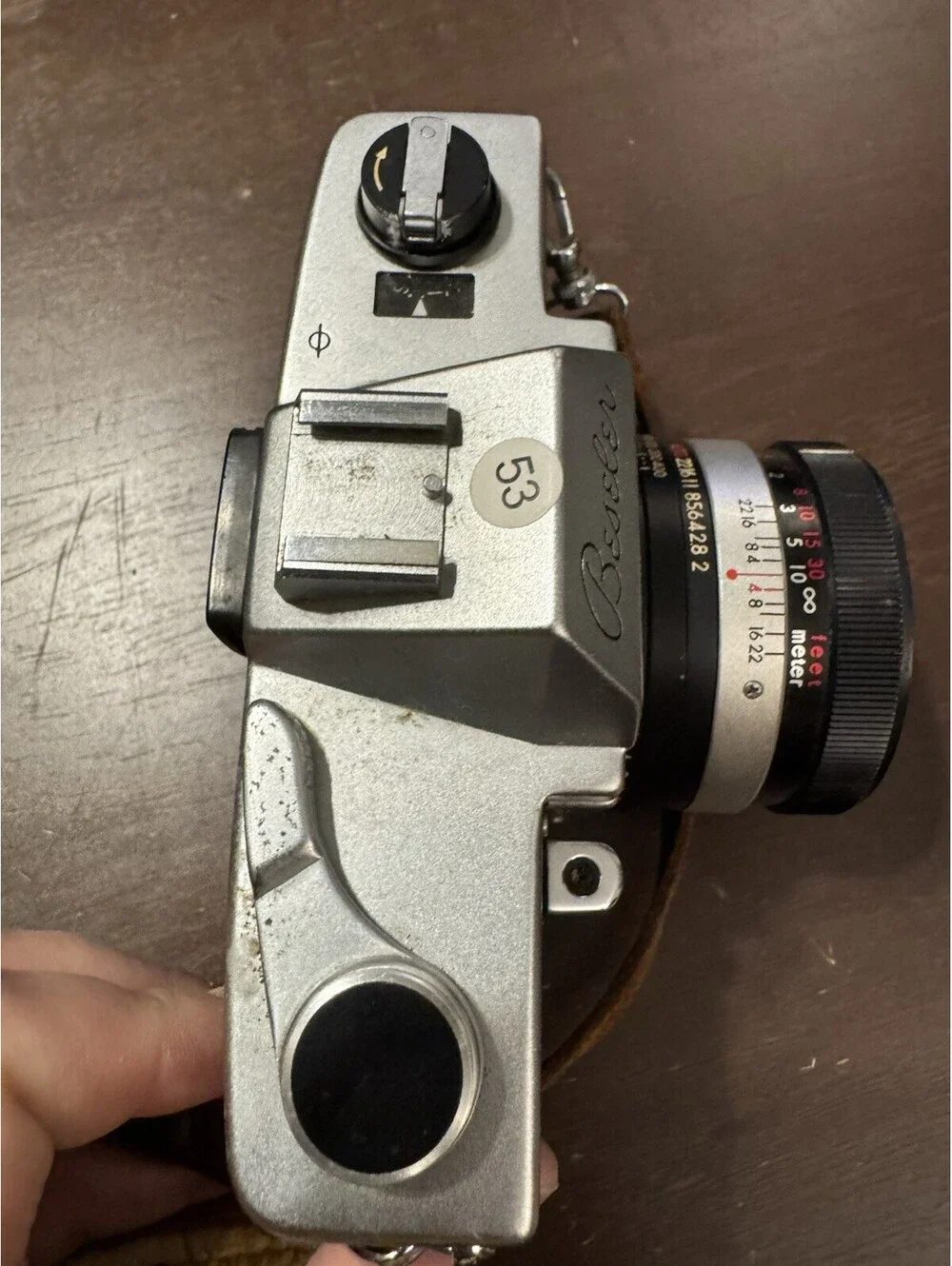 Vintage Beseler Topcon Auto100 35mm Film Camera W/ 53mm Lens Untested, As Is